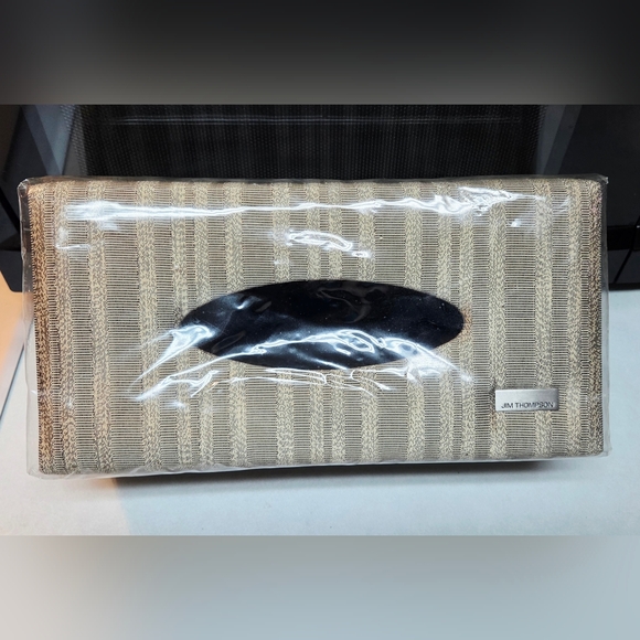 Jim Thompson Fabric Tissue Box Cover 10.5 X 5.5 X 4
